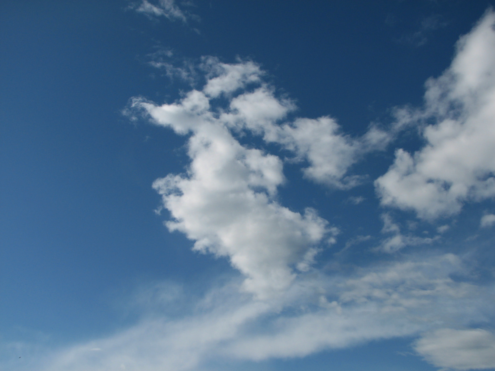 Blue Sky with Clouds by Mish-A-Man