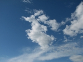 Blue Sky with Clouds Texture